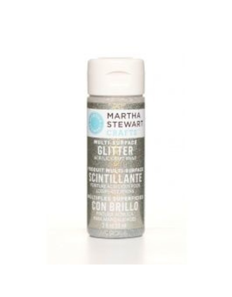 Martha Stewart  Martha Stewart • Verf 59ml glitter Antique silver