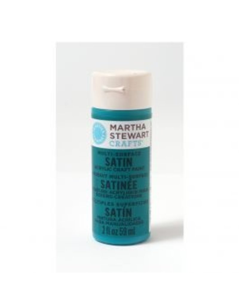 Martha Stewart Martha Stewart • Multi surface verf satin 59ml Mermaid teal