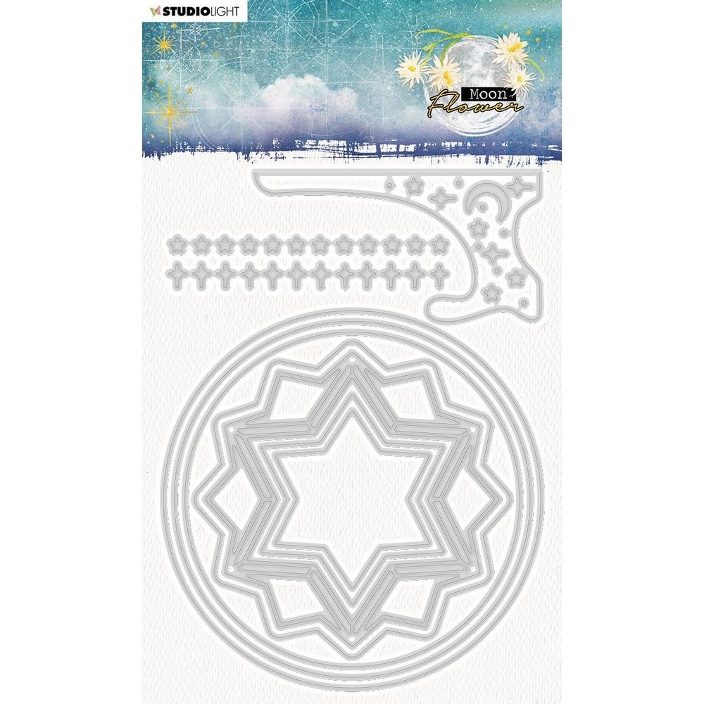 Studio Light Studio Light • Moon flower collection cutting dieCardshape