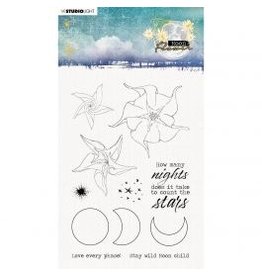 Studio Light Studio Light • Moon flower collection clear stamp How many nights nr.133