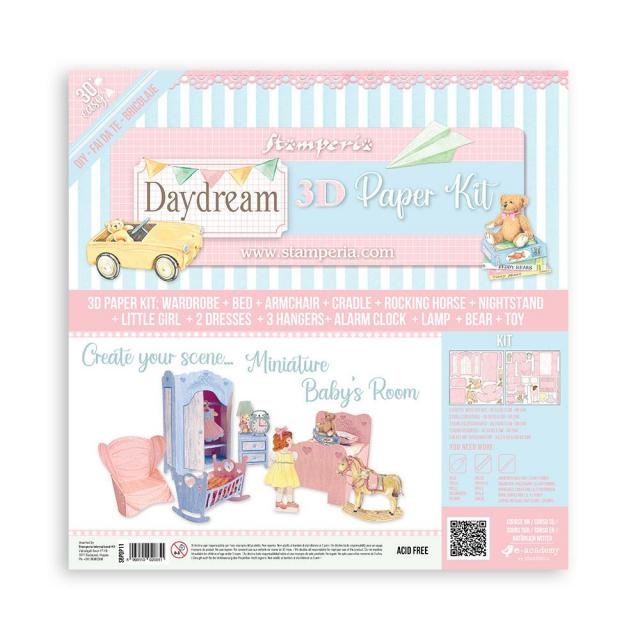 Stamperia 3D Paper Kit - DayDream babyroom