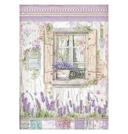 Stamperia A4 Rice paper packed - Provence window
