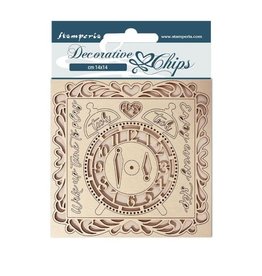 Stamperia Decorative chips cm 14x14 - DayDream clock