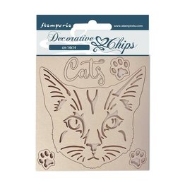 Stamperia Decorative chips cm 14x14 - Provence cat