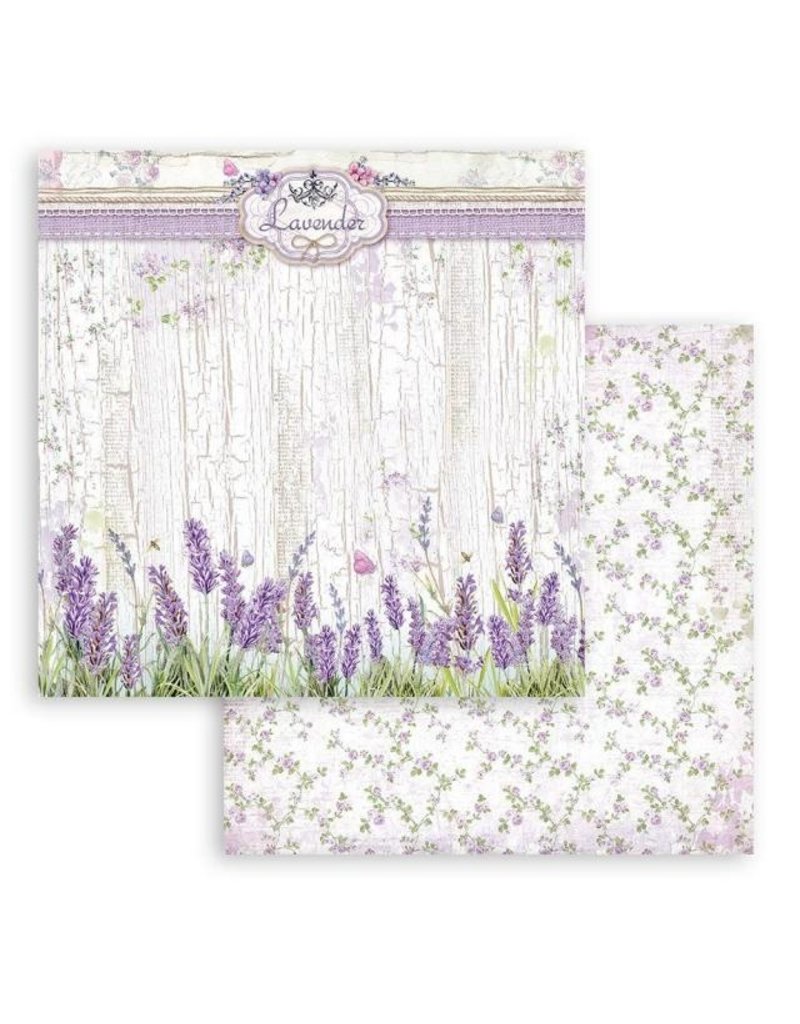 Stamperia Scrapbooking Double face sheet - Provence lavender