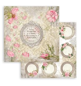 Stamperia Scrapbooking Double face sheet - Romantic Garden House garlands