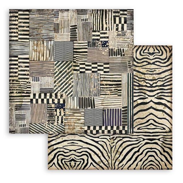 Stamperia Scrapbooking Double face sheet - Savana zebra