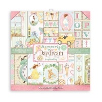 Stamperia Scrapbooking Small Pad 10 sheets cm 20,3X20,3 (8"X8") - DayDream