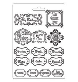 Stamperia Soft Mould A4 - Casa Granada labels