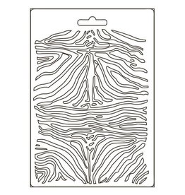 Stamperia Soft Mould A5 - Savana zebra pattern