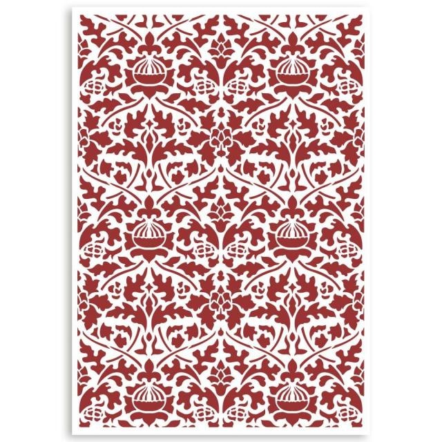 Stamperia Stencil G cm 21x29,7 - Casa Granada wallpaper pattern