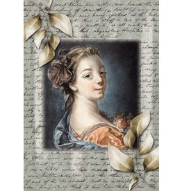 Decoupage Queen Dainty and the Queen - Penelope A4