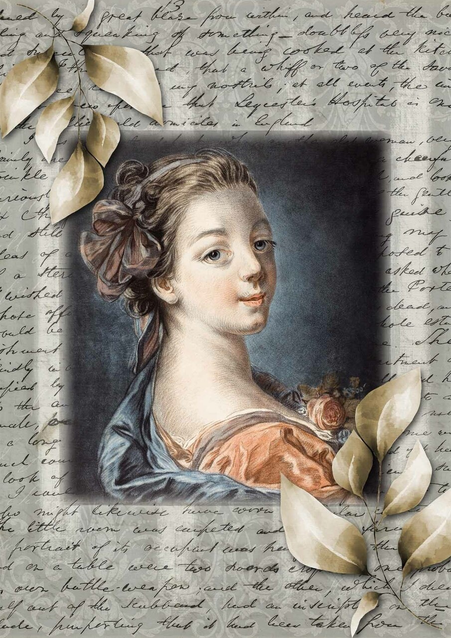 Decoupage Queen Dainty and the Queen - Penelope A4