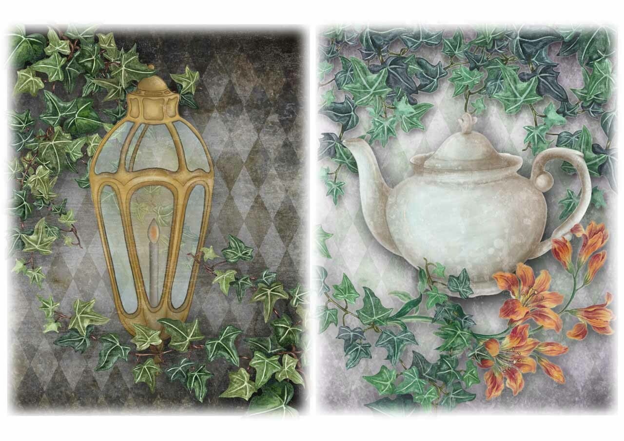 Decoupage Queen Dainty and the Queen - Enchanted A4