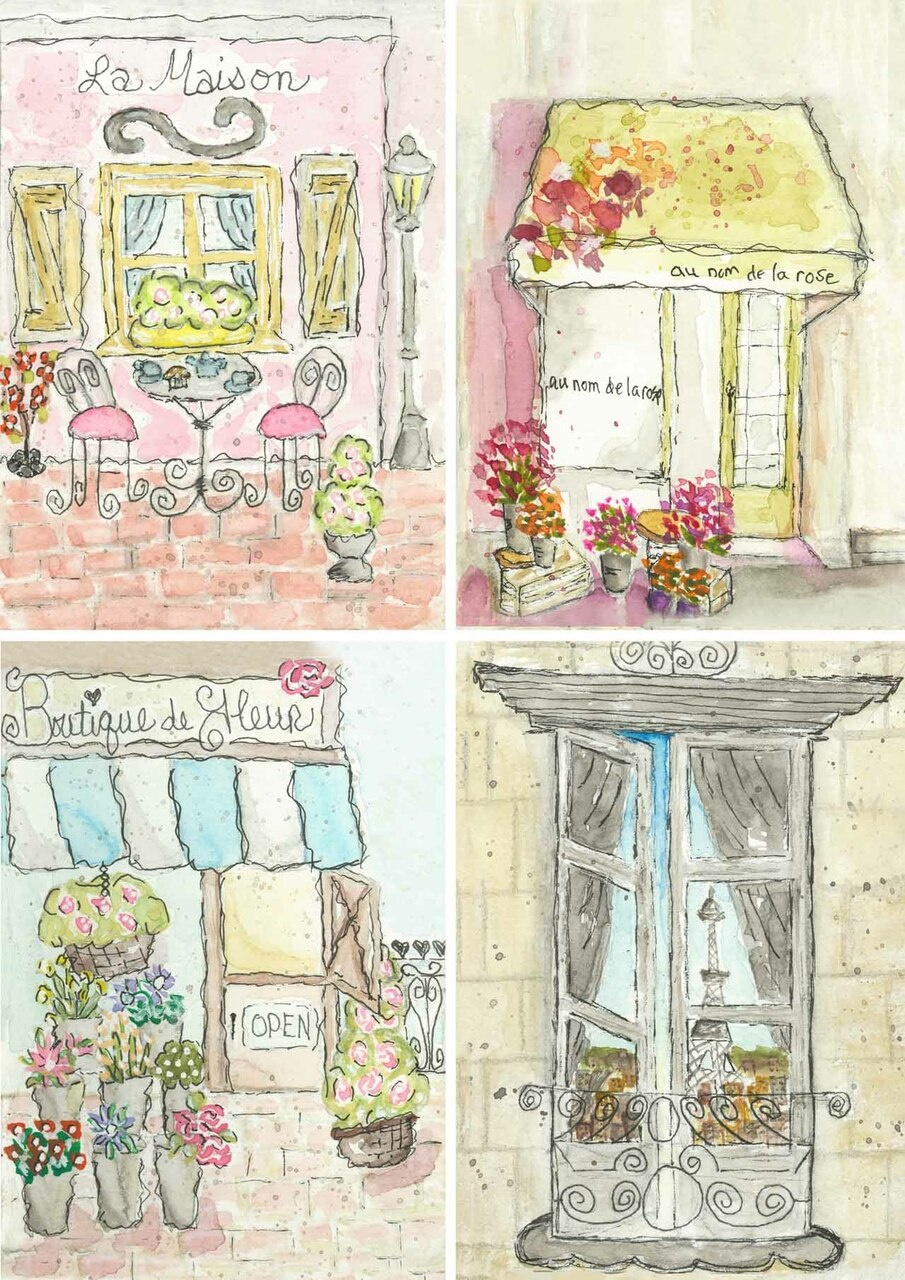 Decoupage Queen Old to Ooh LaLa - Belle Vues A4