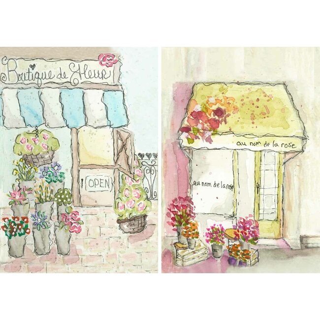 Decoupage Queen Old to Ooh LaLa - Boutique de Fleur et Rose A4