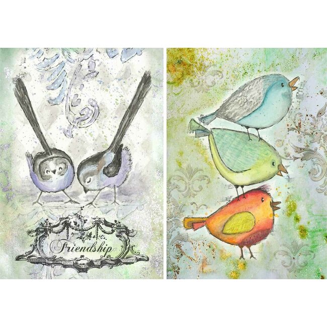 Decoupage Queen Old to Ooh La La - Vidtoria ́s Feathered Friends A4