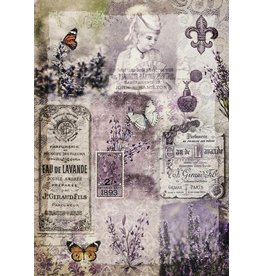 Decoupage Queen Old Lace and Lavender A4