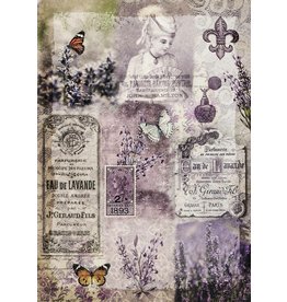 Decoupage Queen Old Lace and Lavender A3