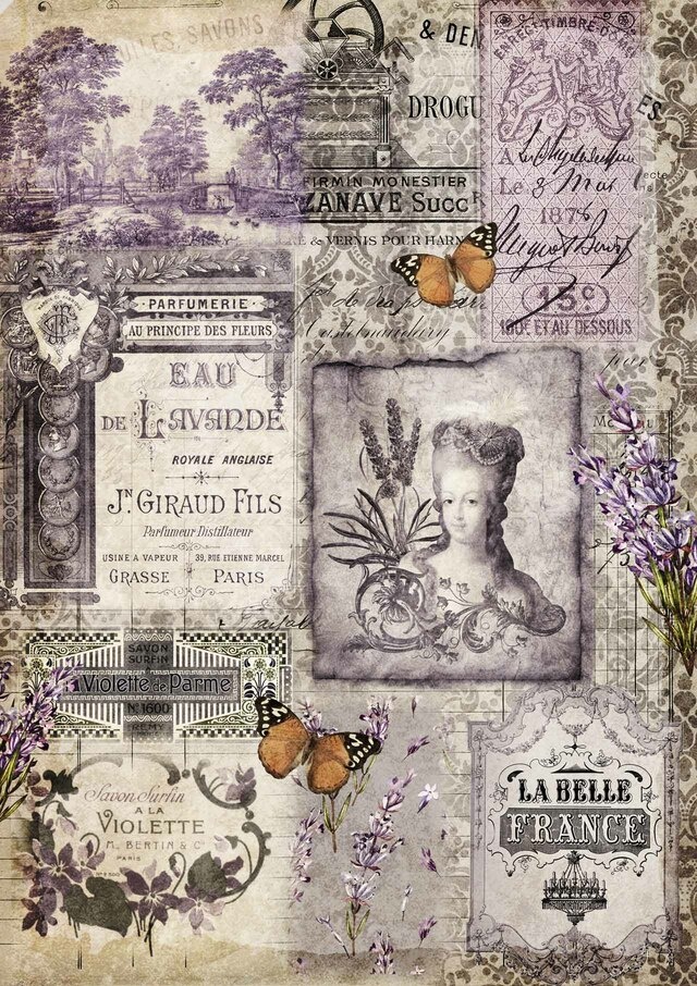 Decoupage Queen The Belle of France A4