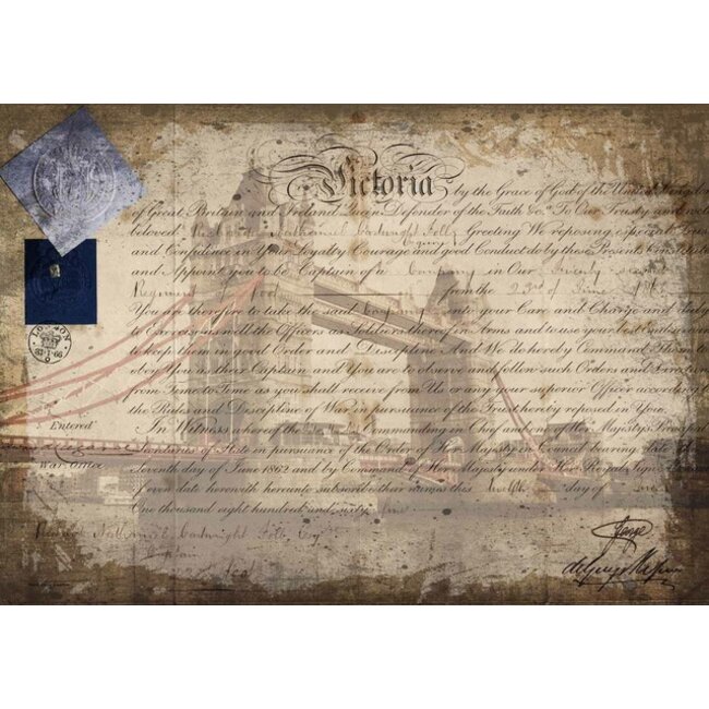 Decoupage Queen Tower Bridge A4