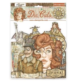 Stamperia Die cuts assorted - Sir Vagabond Aviator