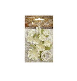Stamperia Set paper flowers gardenia and spring flowers