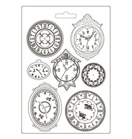 Stamperia Soft Mould A4 - Garden of Promises clocks