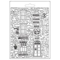 Stamperia Soft Mould A5 - Sir Vagabond New York building