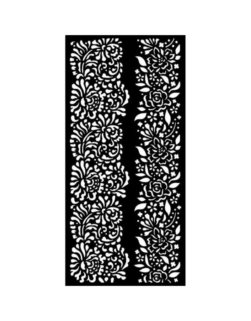 Stamperia Thick stencil cm 12X25 - Garden of Promises borders