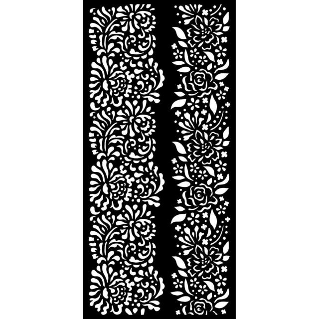 Stamperia Thick stencil cm 12X25 - Garden of Promises borders