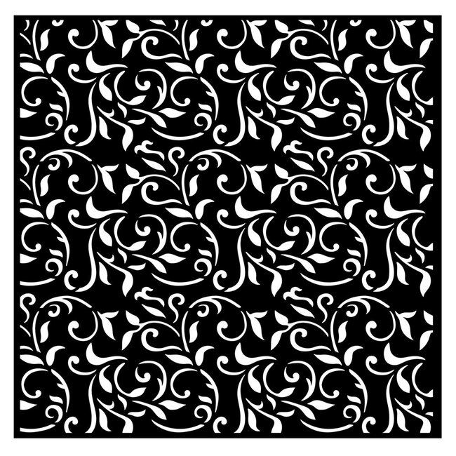 Stamperia Thick stencil cm 18X18 - You and me texture