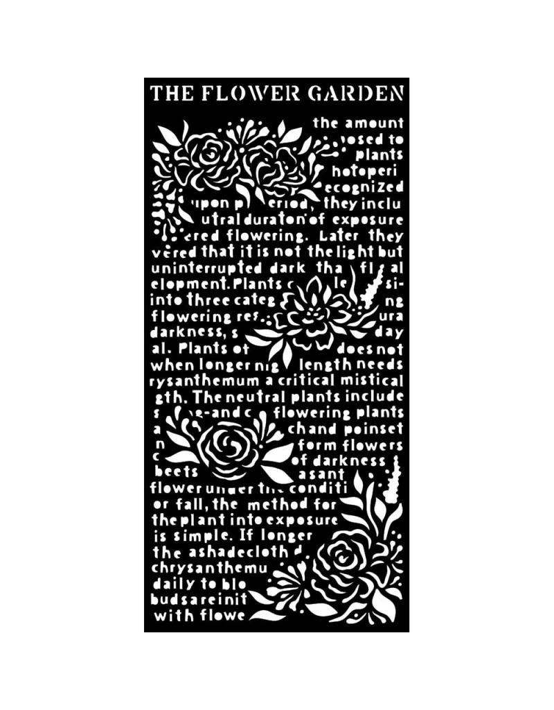 Stamperia Thick stencil cm 12X25 - Garden of Promises The Flower Garden