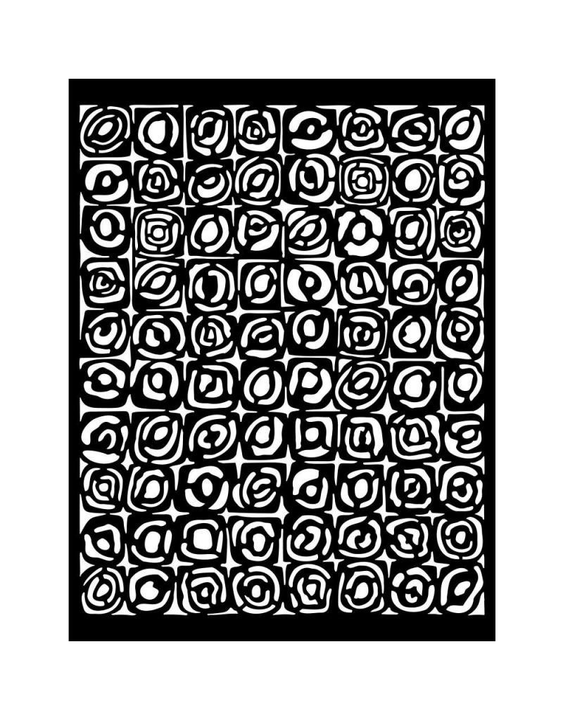 Stamperia Thick stencil cm 20X25 - Bauhaus pattern