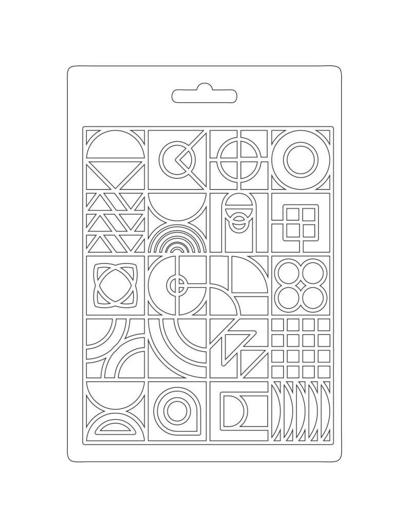 Stamperia Soft Mould A5 - Bauhaus texture