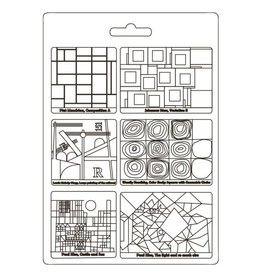 Stamperia Soft Mould A4 - Bauhaus squares