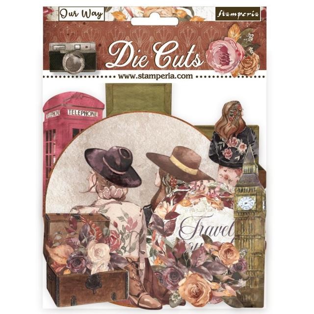 Stamperia Die cuts assorted - Our way