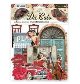 Stamperia Die cuts assorted - Desire