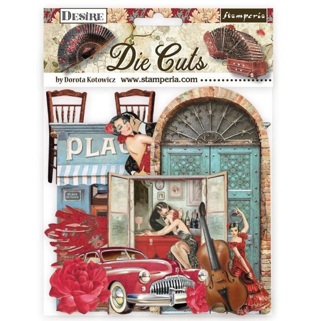 Stamperia Die cuts assorted - Desire