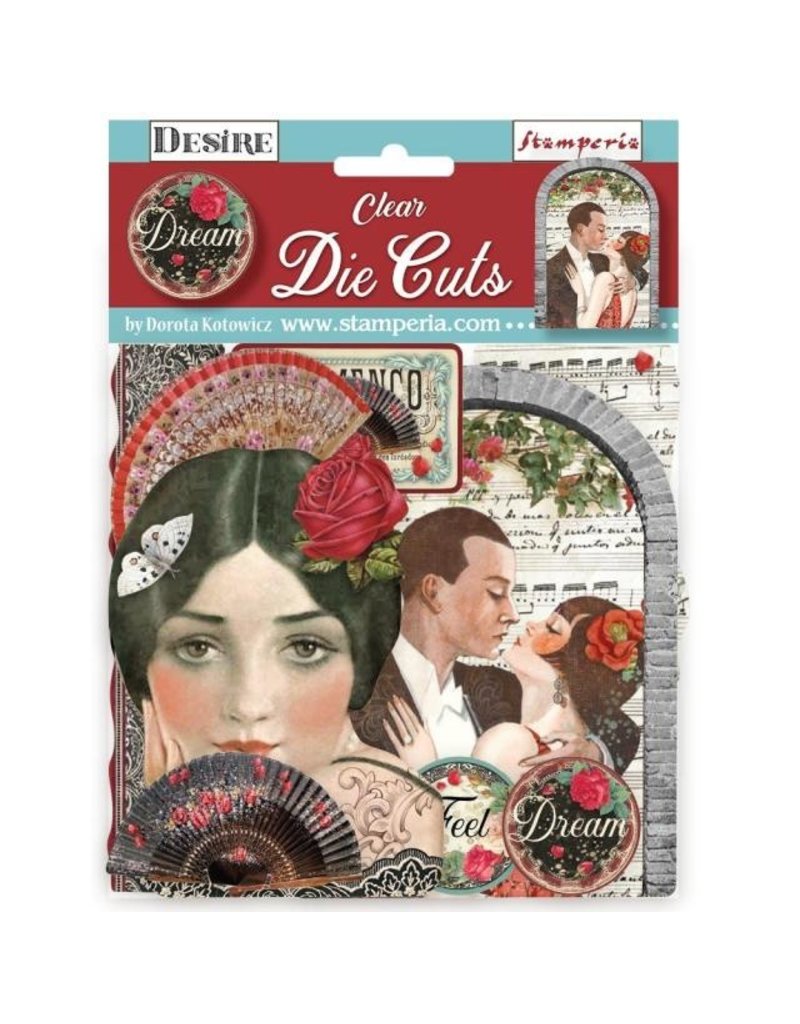 Stamperia Clear Die cuts - Desire