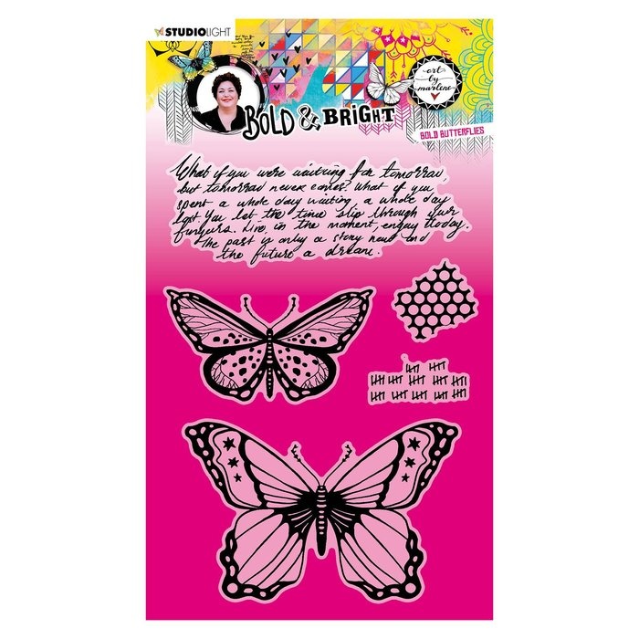 Studio Light Studio Light • Bold & Bright clear stempel Bold butterflies