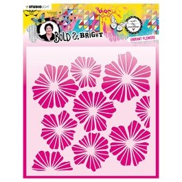 Studio Light Studio Light • Bold & Bright mask stencil Vibrant flowers