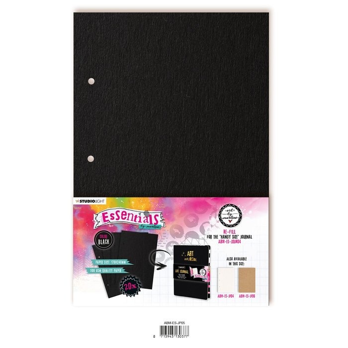 Studio Light Studio Light • Essentials re-fill for The perfect size journal Black