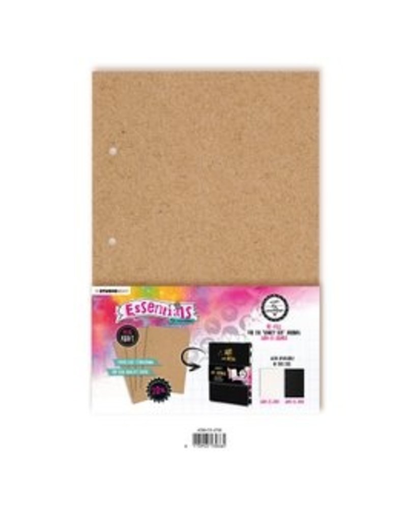 Studio Light  Studio Light • Essentials re-fill for The perfect size journal Kraft