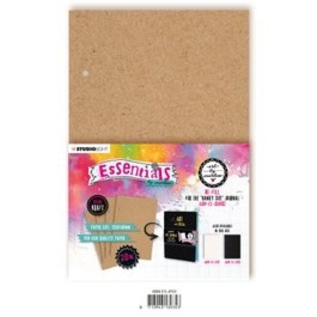 Studio Light Studio Light • Essentials re-fill for The handy size journal Kraft