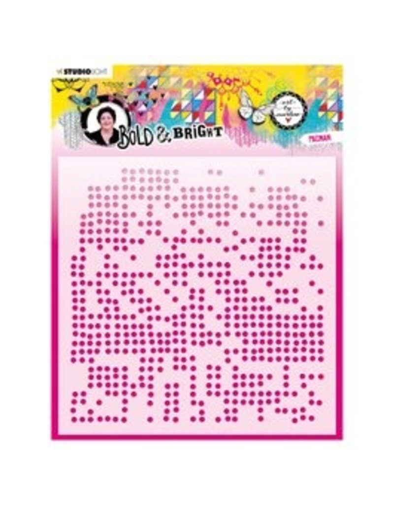 Studio Light Studio Light • Bold & Bright mask stencil Pacman