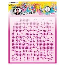 Studio Light Studio Light • Bold & Bright mask stencil Pacman