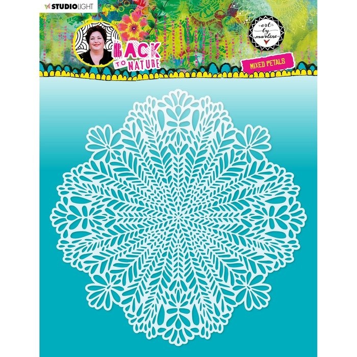 Studio Light Studio Light • Back to Nature Mask Stencil Mixed Petals