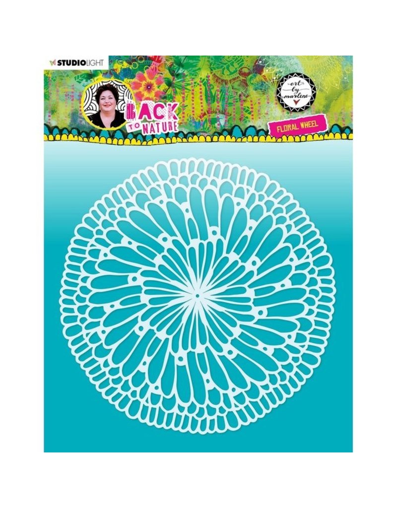 Studio Light Studio Light • Back to Nature Mask Stencil Floral Wheel