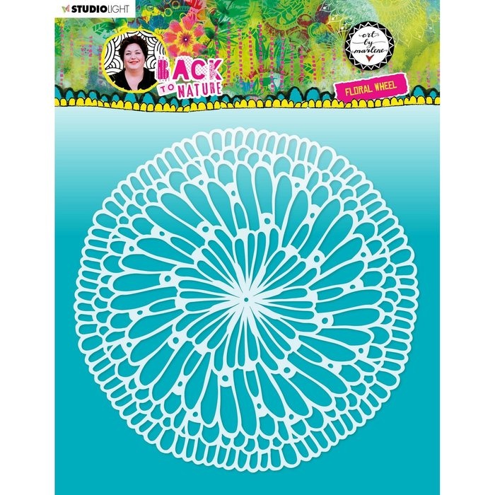 Studio Light Studio Light • Back to Nature Mask Stencil Floral Wheel